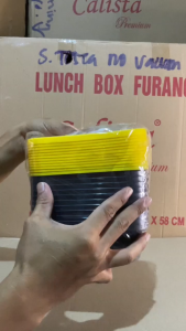 CALISTA FURANO SMOKE SEALWARE ISI 6PCS TOPLES KOTAK PLASTIK/ WADAH KULKAS SET/ FOOD CONTAINER/ TOPLES JUALAN