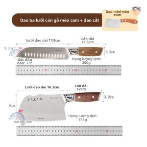 SHUEHO | Dao Ba Công Dụng Inox Lady Kitchen