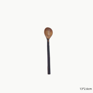 Ins Style Western Dining Utensils Wooden Spoons Forks Stirring Spoon Tableware Retro Natural Material Korean Version Coffee Spoon
