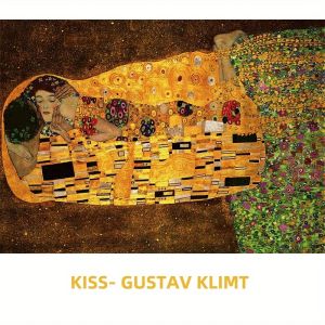 Puzzle The Kiss Gustav Klimt Famous Painting Funny Educational Game Wall Display Birthday Festival Gifts