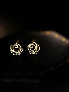 【Bestella✨COD】Anting Mawar Perak 925 Indah Wanita Musim Panas Anting Perancis Elegan