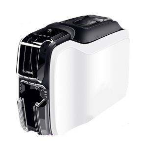 Zebra ZC100/300 PVC ID Card Printer Business Printing IC Access Card Employee Machine Warranty Membership Student Card Nameplate Printed Card Making Machine PVC Cable Sign Denture Badge Card VIP Maker 300DPI Business Dye-sublimation Printer