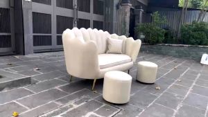 Ghế sofa vỏ sò cao cấp  ghế sò  sofa đặt spa - tiệm nail siêu xinh - làm màu theo yêu cầu - bh 12 tháng