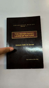 The Seven Basic Laws Of Nature| Awareness series book 1| old unused book |self-help and personal development