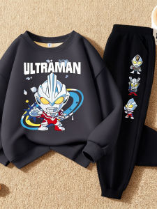 Bộ Đồ Trẻ Em Ấm Áp Thời Trang Dày Dặn Trẻ Em Trai Áo Nỉ Quần Áo Trẻ Em Bộ Đồ Hai Mảnh Trẻ Em Trai Bộ Đồ Mùa Đông