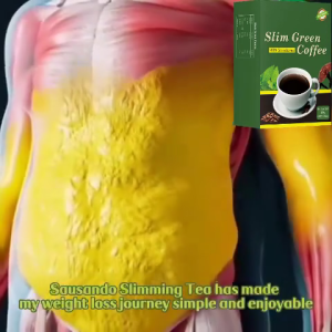 Slim Green Coffee Slimming Coffee Detox 排毒 减肥 瘦身 燃脂 排宿便 消水肿 控制食欲 提神 改善皮肤质量 促进消化 改善肠道健康 抗炎 抗氧