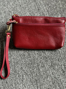 Soft Leather Wallet Womens Short Style Fashion Zipper Coin Bag Three Zipper Genuine Leather Handbag Casual Handheld Bag