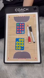 คลิปบอร์ดวางแผน ใช้ในเกมส์การแข่งขันกีฬาต่างๆ ใช้ได้ 2 ด้าน เขียนและลบได้ ใช้งานง่าย สะดวกพกพา 09-PLA