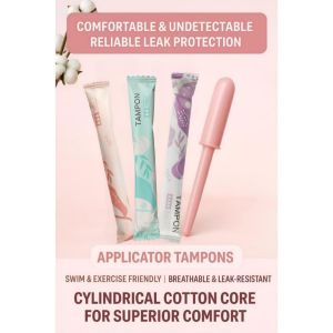 🔥Best Seller🔥 Applicator Tampon for Women / Period Hygiene / Swim & Shower Safe|导管式卫生棉条 日夜两用 游泳洗澡上厕所都可用!