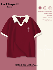 LaChapelle Short Sleeve T-Shirt Womens Summer New Style 2025 Casual American Retro Pure Cotton Top Streetwear Creative Cartoon Print