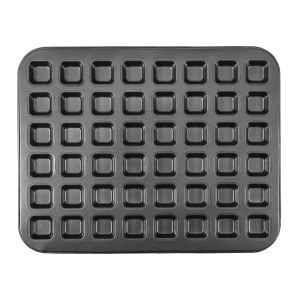 48 Cavity Mini Muffin Pan Carbon Steel Mini Brownie Bite Pan Non-stick Muffin Tin Trays Cheesecake Cake Baking Pans for Kitchen