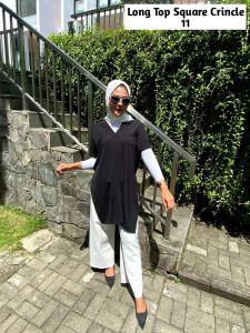 long top crincle airflow nagita terbaru atasan wanita