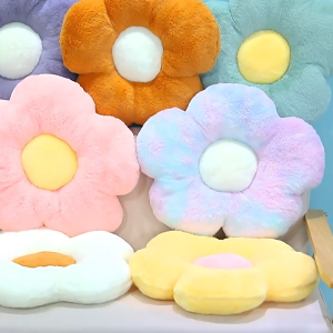 35/50CM Flower Throw Pillow Plush Cushion Multifunctional Sofa Chair Seat Cushion Office Back Pillows Sleeping Pillow Home Decor 坐垫