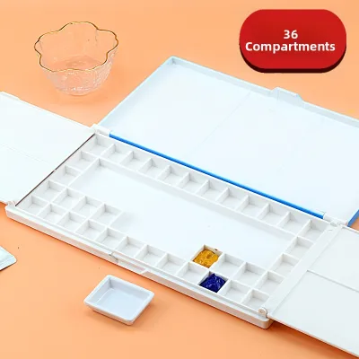 Portable Multifunctional Watercolor Palette 24 Compartments
