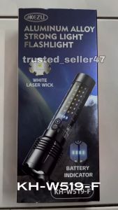 Zoomable Led Flashlight Heavy Duty Rain Proof Aluminum Body Outdoor Torch Light