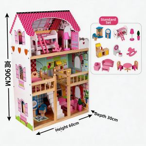 Princess House Playset Wooden Dollhouse