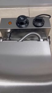 เครื่องปิ้งขนมปังปิ้ง ระเบียบ เชิงพาณิชย์ กดร้อนการควบคุมอุณหภูมิ วัสดุเคลือบเทฟ ไม่ติด