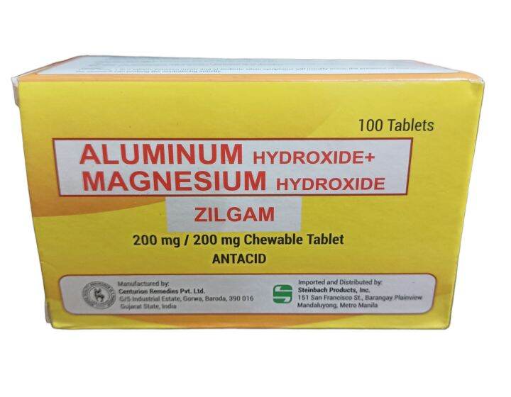 Calmsaph Zilgam Shelogel Aluminum Hydroxide Magnesium Hydroxide