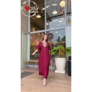 DASTER ARAB | DASTER ARAB ZAHIRA | DASTER ARAB ZEMMA | RESLETING DEPAN BUSUI Daster Arab Zeema Viral 2022 abaya rissalah LOTA FASHION - Resleting Depan Busui - Rayon Super Grade A - Ld 110 Cm Fit To M L XL XXL