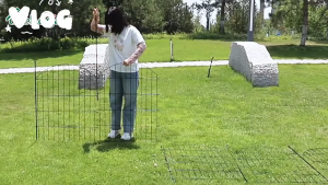 Garden fence outdoor flower bed pet enclosure anti-rust ironwork decorative barrier isolation fence
