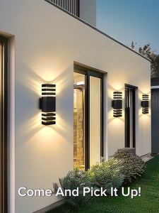 CANMEIJIA LED Wall Lamp Waterproof IP65 Dual Head Outdoor Indoor Porch Light Balcony Corridor Stairs Courtyards Garden lights Modern Wall Light