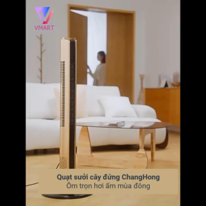 Quạt sưởi gốm Máy sưởi Xiaomi ChangHong NEW 2025 công suất cao 2200W 3 mức nhiệt cảm ứng hẹn giờ có điều khiển từ xa