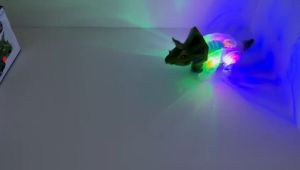 Toy - Gear Dino Triceratops 🌟Electric Universal 🌟Light Music 🌟Image of dinosaur sounds Ages 3+ (ASK52042)