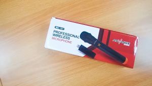 READY STOCK ADVANCE Professional Wireless Microphone Single Mikropon MIC-101 Garansi Resmi 1 tahun