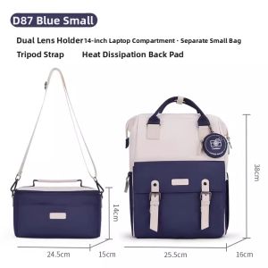 Cwatcun | Colorful Leisure Shoulder Camera Backpack With Interior