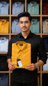 Kemeja Polos Pria Toyobo – Lengan Panjang Slimfit Cocok untuk Kerja & Acara Formal Casual Gaya Modern