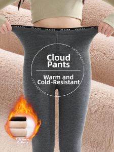 Fleece Lined Thickening Warm Leggings Outwear Seamless