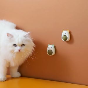 Catnip Toy Mainan Kucing Pudina Bola Catnip Ball - 360° Boleh Diputar Rotatable Cat Mint Ball 猫薄荷 猫玩具 - LILO