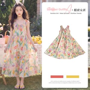 ZIRUIBABA | Fairy Charming Large Girls Dress Flowered
