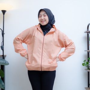 TERLARIS jaket parasut polos premium oversize LD 120 jaket olahraga murah running
