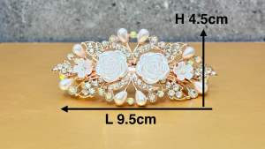 NJ Unique Sparkling with Stone Hair Clip (Big)