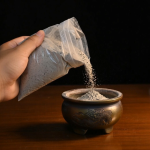 Tro Nếp Bốc Bát Hương Bát Tràng Sản Phẩm Được Đốt Từ Rơm Và Đóng Gói Cẩn Thận