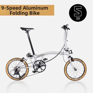 CRANSTON | Tri-Fold Retro Commuter Lightweight Portable Bicycle 16 inch