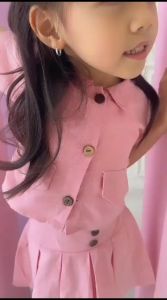 Setelan Baju Rok Anak 1 2 3 4 5 6 Tahun Anak Perempuan Lucu + Tanktop - Ariana Set 4370