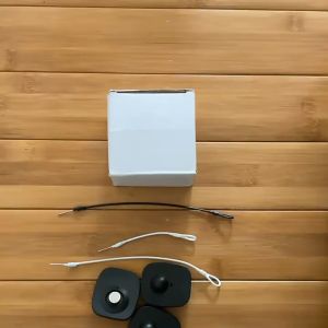100 Pcs Sensor Tag Dengan Tali Kunci Anti Pencurian Rf Pakaian Sensor Baju Anti Maling
