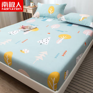 Pure Cotton Bed Canopy Single Piece Full Cotton Dustproof Thickened Mattress Protector Full Wrap Bed Sheet Cover Protector