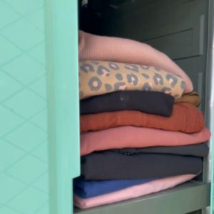 Lemari Fawsline Pintu Panjang - Lemari Pakaian Plastik Dengan Kaca Lemari Minimalis