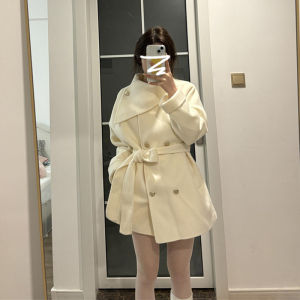 SENWA | Short Womens Coat High-Quality Feel Small Size Thickened