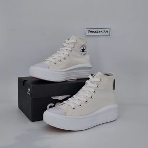 รองเท้าผ้าใบ Conves Chuck Taylor All Star Move Ox Long(36-40EU) มี 2 สี ข้อยาว รองเท้าผ้าใบผู้หญิง เพิ่มความสูง 5 cm  G25A005