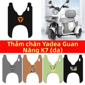 Thảm Chân Trang Trí Độc Đáo cho Xe Điện 3 Bánh Yadea K7