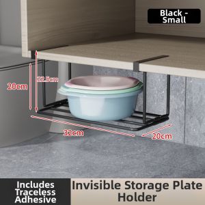 NIFENG | Wall-mounted Folding Bathroom Storage Shelf