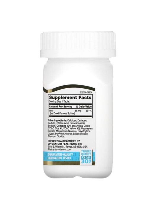 Iron%2065mg%20120%20tablets%2021st%20Century%20-%20Image%202