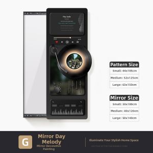 CTYLIGHTZ | Retro Sliding Concealable Full-length Mirror