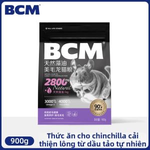 BCM | Thức Ăn Chinchilla Tăng Cường Lông Bằng Dầu Tảo Thiên Nhiên