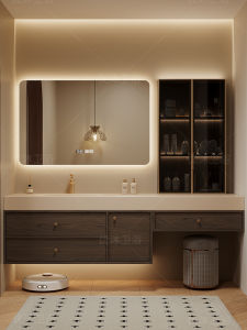 Italian Stone Plate Bathroom Cabinet Makeup Washstand Whole Washbin Bathroom Wash up Sink Pool Wash Basin Cabinet Combination Customization