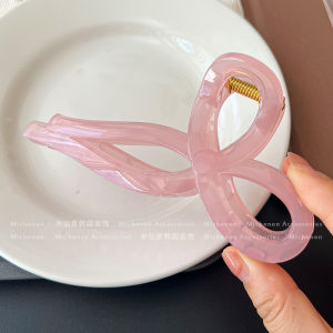 Elegant Large Size Candy Colored Shark Clamp Hair Clip Sweet Stylish Hair Accessories Fresh out Fashionable Hair Grips